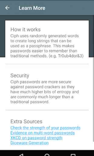 Ciph - XKCD Passwords 2