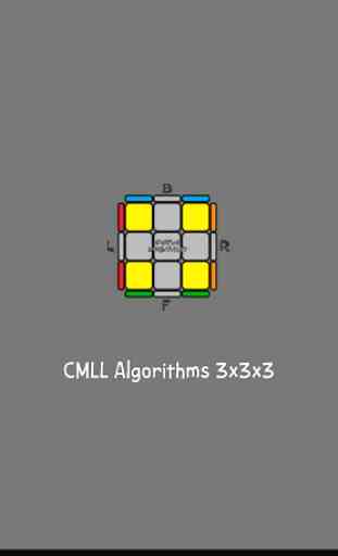 CMLL Algorithms 3x3x3 1