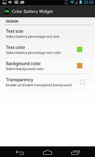 Color Battery Widget 1