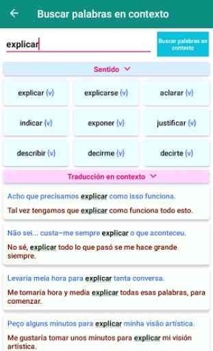 Conjugación del verbo portugués-conjugador 4