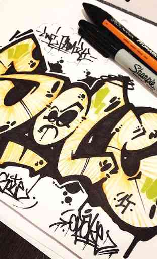 Diseño del nombre de Graffiti 2
