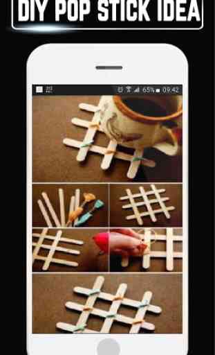 DIY Popsicle Stick Craft Steps Ideas Home Gallery 2