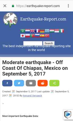 Earthquake Reporter 4