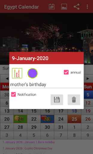 Egypt Calendar 2020 2