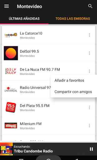 Emisoras de Radio de Montevideo - Uruguay 2