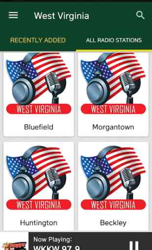 Estaciones de radio de Virginia Occidental - USA 4