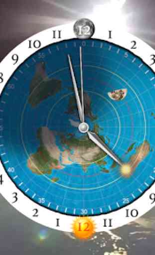 Flat Earth Sun, Moon & Zodiac Clock 3