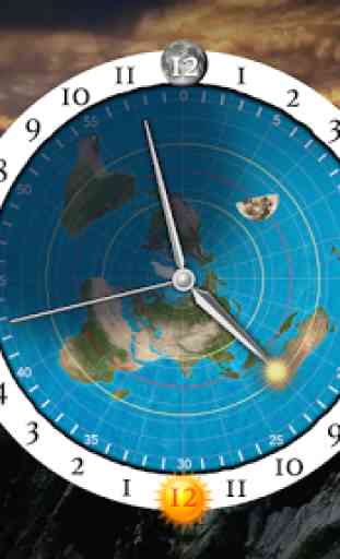 Flat Earth Sun, Moon & Zodiac Clock 4