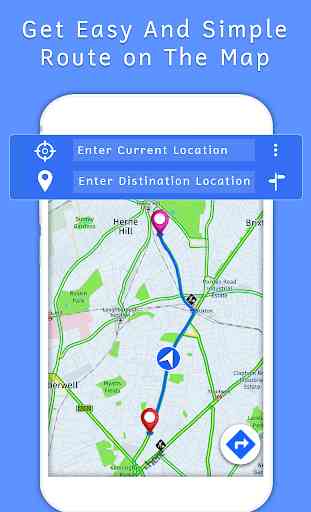 GPS alertas de tráfico Mapa 2