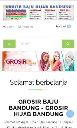 Grosir Baju Hijab Bandung 1