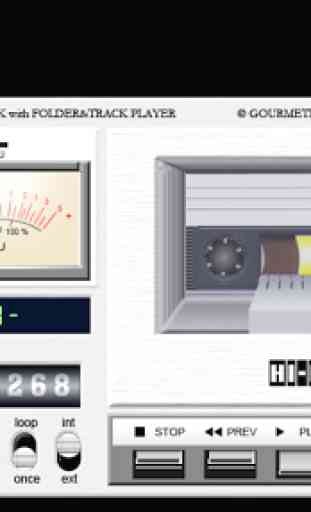 GVC CD-17P folder player vintage VU-meter deck 1