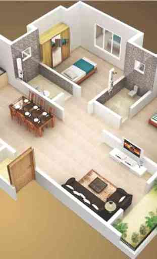Ideas de planes de casas 3D 2