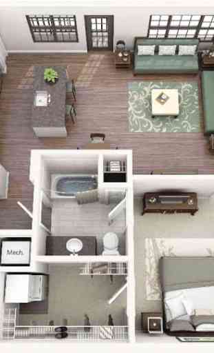 Ideas de planes de casas 3D 4
