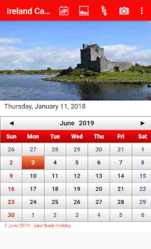 Ireland Calendar 2019 4