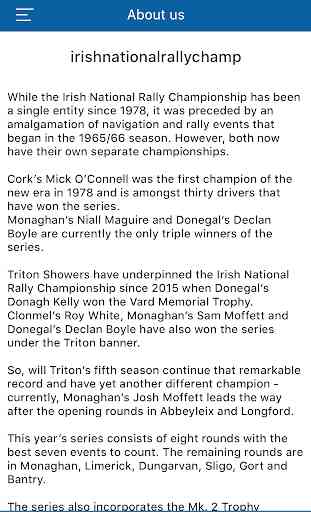 Irish National rally Championship 3