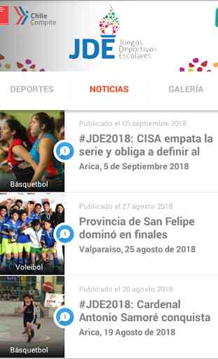Juegos Deportivos Escolares 2018 2