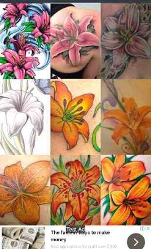 Lily Tattoo Designs 2