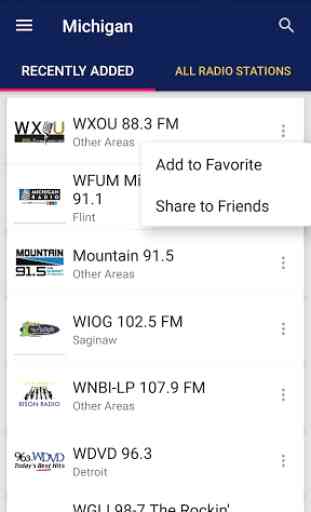 Michigan Radio Stations - USA 2