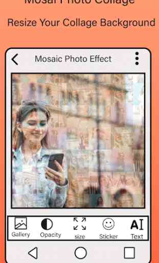Mosaic Photo Effects : Photo Collage Mosaic Editor 1