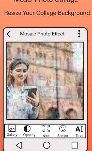Mosaic Photo Effects : Photo Collage Mosaic Editor 4