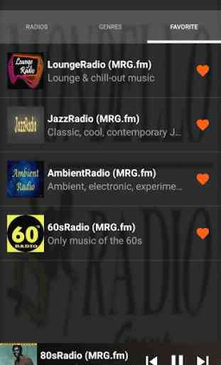 MRG.fm Radio App, Estacions de Radio Música Gratis 4