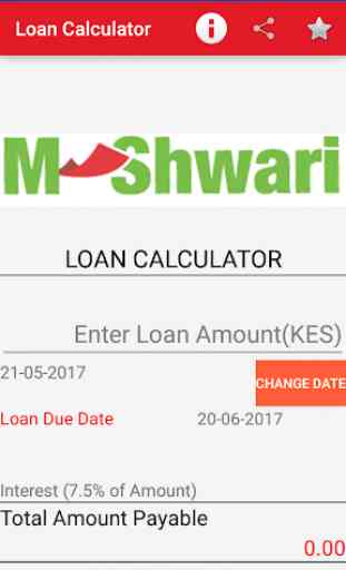 Mshwali Loan Calculator 1