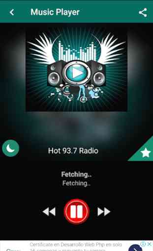 Player for hot 93.7 radio app 1