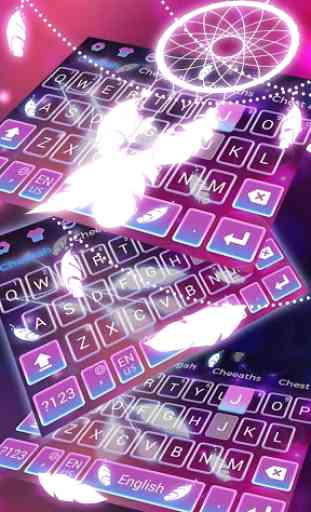 Purple Dream Catcher Keyboard 3