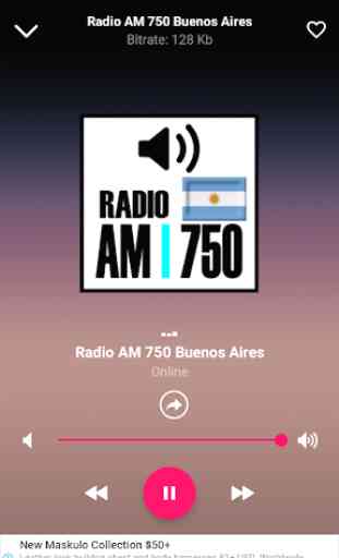 Radio AM 750, 750 AM, Buenos Aires, Argentina 1