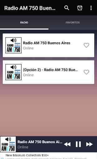 Radio AM 750, 750 AM, Buenos Aires, Argentina 2