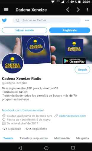 Radio Cadena Xeneize 3