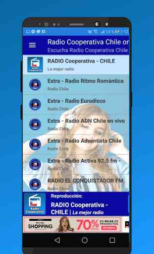 Radio Cooperativa Chile online en vivo 3