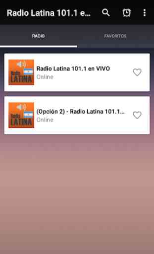 Radio Latina FM 101.1 FM, Buenos Aires, Argentina 2