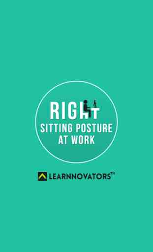 Right Sitting Posture At Work 1