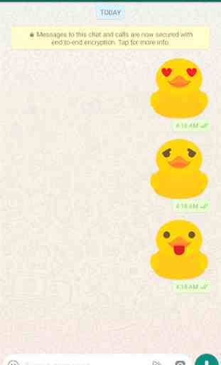 Rubber Duck stickers for WhatsApp WAStickerApps 2
