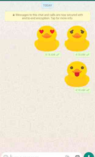 Rubber Duck stickers for WhatsApp WAStickerApps 3