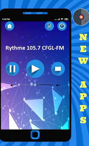 Rythme 105.7 FM Radio CA Station App Free Online 1