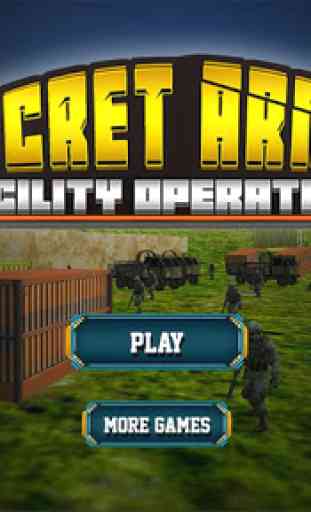 Secret Army Facility Operation : FPS Shooter 1