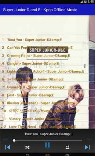 Super Junior-D and E - Kpop Offline Music 2