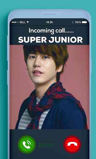 Super Junior Fake Call App 3