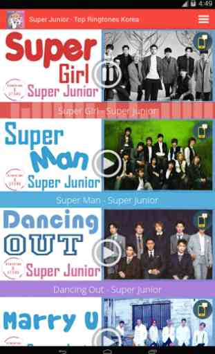 Super Junior - Top Ringtones Korea 1