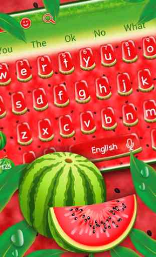Sweet Watermelon Keyboard theme 1