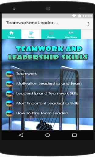 Teamwork and Leadership Skills 4