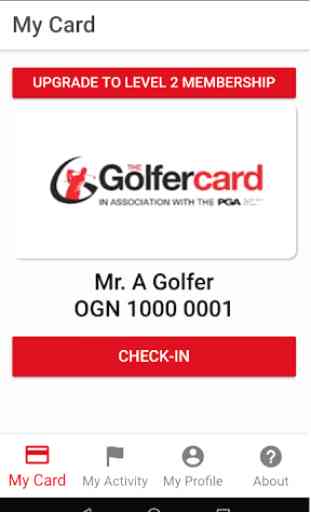 The Golfer Card 2