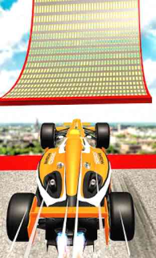 Top Speed Mega Ramp Formula Car Stunts Race Tracks 2