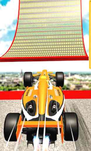 Top Speed Mega Ramp Formula Car Stunts Race Tracks 3