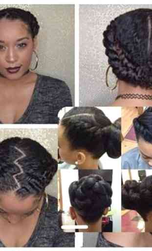 Tutorial de peinado para las mujeres negras 4