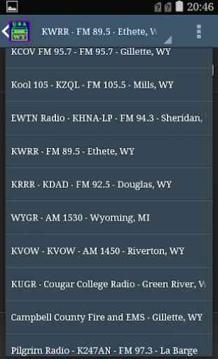 USA Wyoming Radio 4