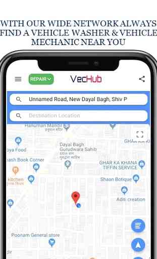 Vechub - Best Vehicle service & Repair App 2