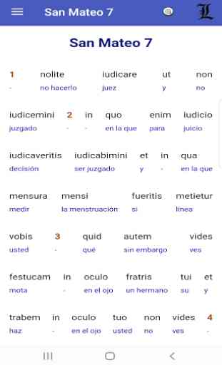 Vulgata interlineal latina/española (V. de prueba) 1